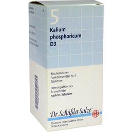 Abbildung: Biochemie DHU 5 Kalium phosphoricum D 3 Tabletten Tabletten, 420 St PZN 06584054