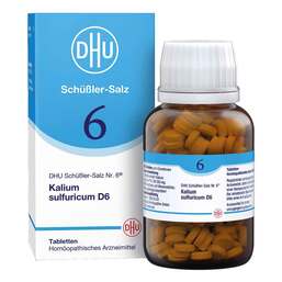 Abbildung: Biochemie DHU 6 Kalium sulfuricum D 6 Tabletten Tabletten, 420 St PZN 06584108