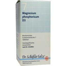 Abbildung: Biochemie DHU 7 Magnesium phosphoricum D 3 Tabletten Tabletten, 420 St PZN 06584120
