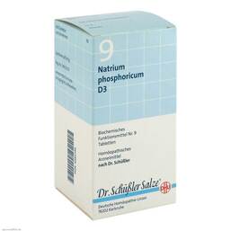 Abbildung: Biochemie DHU 9 Natrium phosphoricum D 3 Tabletten Tabletten, 420 St PZN 06584195
