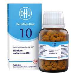 Abbildung: DHU Schüßler-Salz Nr. 10 Natrium sulfuricum D 6 Tabletten Tabletten, 420 St PZN 06584249