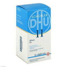 Abbildung: Biochemie DHU 11 Silicea D 3 Tabletten Tabletten, 420 St PZN 06584261