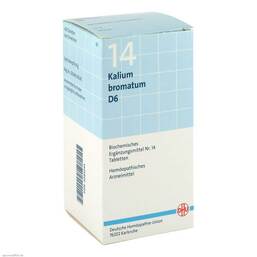 Abbildung: Biochemie DHU 14 Kalium bromatum D 6 Tabletten Tabletten, 420 St PZN 06584344