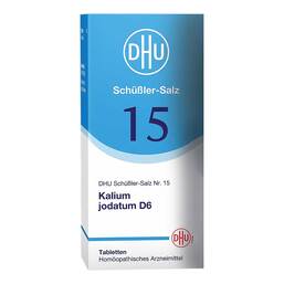 Abbildung: Biochemie DHU 15 Kalium jodatum D 6 Tabletten Tabletten, 420 St PZN 06584367