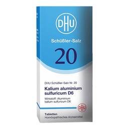 Abbildung: Biochemie DHU 20 Kalium aluminium sulfuratum D 6 Tabletten Tabletten, 420 St PZN 06584485