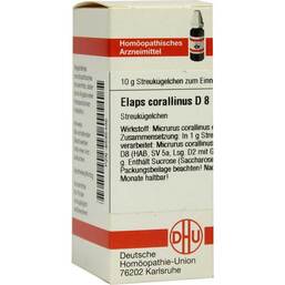 Abbildung: DHU Elaps corallinus D 8 Globuli 10 g, Globuli PZN 06585496