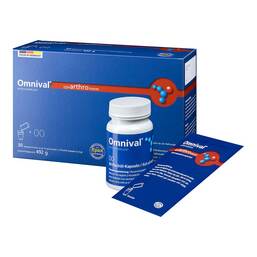 Abbildung: Omnival orthomolekul.2OH arthro norm 30Granulat Kapseln Kombipackung, 1 P PZN 06588431