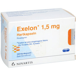 Abbildung: Exelon 1,5 mg Hartkapseln 112 St, Hartkapseln PZN 06588856