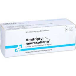 Abbildung: Amitriptylin neuraxpharm 40 mg / ml Lösung zum Einnehmen 30 ml, Lösung zum Einnehmen PZN 06616535