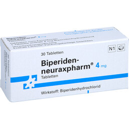 Abbildung: Biperiden neuraxpharm 4 mg Tabletten 30 St, Tabletten PZN 06616564
