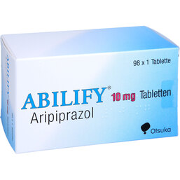Abbildung: Abilify 10 mg Tabletten 98 St, Tabletten PZN 06620169