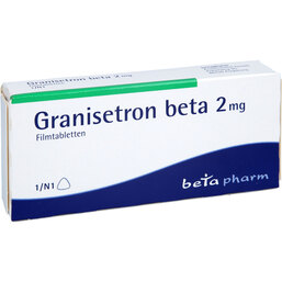Abbildung: Granisetron beta 2 mg Filmtabletten 1 St, Filmtabletten PZN 06621602