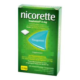 Abbildung: Nicorette 4 mg freshmint Kaugummi 30 St, Kaugummi PZN 06680102