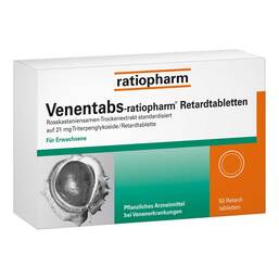 Abbildung: Venentabs-ratiopharm® Retardtabletten 50 St, Retard-Tabletten PZN 06680763