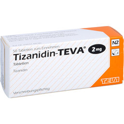 Abbildung: Tizanidin Teva 2 mg Tabletten 50 St, Tabletten PZN 06681188