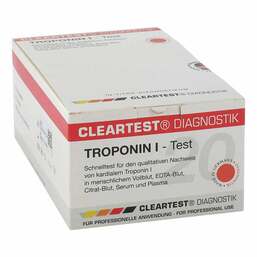 Abbildung: Cleartest Troponin I Infar 20 St, Test PZN 06681567