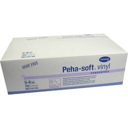 Abbildung: Peha Soft Vinyl Untersuchungshandschuhe puderfrei unsteril XS 100 St, Handschuhe PZN 06682414
