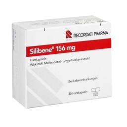 Abbildung: Silibene 156 mg Hartkapseln Hartkapseln, 30 St PZN 06684235