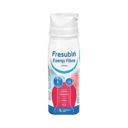 Abbildung: Fresubin Energy Fibre Drink Erdbeere Trinkflasche Lösung, 4X200 ml PZN 06698591