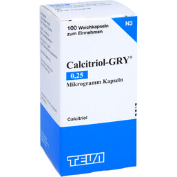 Abbildung: Calcitriol Gry 0,25 Mikrogramm Kapseln 100 St, Weichkapseln PZN 06706474