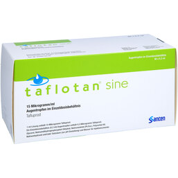 Abbildung: Taflotan sine 15 µg / ml Augentropfenim Einzeldosisbeh. 90X0.3 ml, Einzeldosispipetten PZN 06707048
