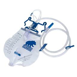 Abbildung: Urosid Urindrainagesystem 2000ml 120 cm Schllauch Nadelfrei Kreuzventil waagrecht 1 St PZN 06713126 