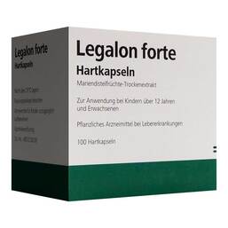 Abbildung: Legalon forte Hartkapseln 100 St, Hartkapseln PZN 06718365