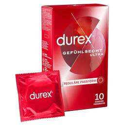 Abbildung: Durex Gefühlsecht Ultra Kondome 10 St, Kondome PZN 06730366