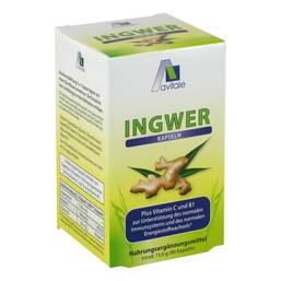 Abbildung: Ingwer 500 mg Kapseln + Vitamin B1 + C Kapseln, 90 St PZN 06732879