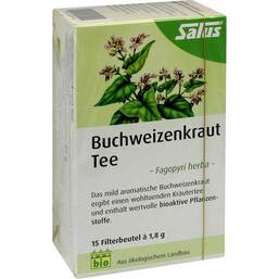 Abbildung: Buchweizenkraut Tee Fagopyri herba bio Salus 15 St, Filterbeutel PZN 06765749