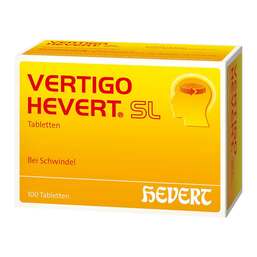 Abbildung: Vertigo Hevert SL Tabletten Tabletten, 100 St PZN 06766275