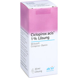 Abbildung: Ciclopirox acis 1% Lösung 20 ml, Lösung PZN 06784445