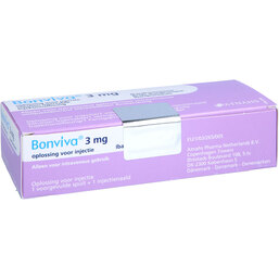 Abbildung: Bonviva 3 mg / 3 ml Injektion -Lösung in einer Fertigspritze 1 St, Injektionslösung PZN 06786651
