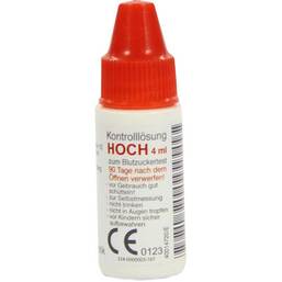 Abbildung: Gluco Test Plus Kontrolllösung hoch 4 ml, Lösung PZN 06799889