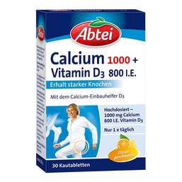 Abbildung: Abtei Osteo Vital Citrus Kautabletten Kautabletten, 30 St PZN 06800670