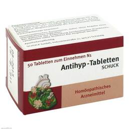 Abbildung: Antihyp Tabletten Schuck 50 St, Tabletten PZN 06801209