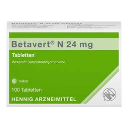 Abbildung: Betavert N 24 mg Tabletten 100 St, Tabletten PZN 06809553
