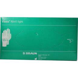 Abbildung: Vasco Nitril light Untersuchungshandschuhe Größe XL 90 St, Handschuhe PZN 06810438