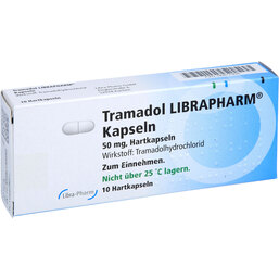 Abbildung: Tramadol Librapharm Kapseln 10 St, Hartkapseln PZN 06817908