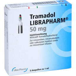 Abbildung: Tramadol Librapharm 50 mg Injektion - / Infusionslösung 5 St, Injektions-/Infusionslösung PZN 06817989