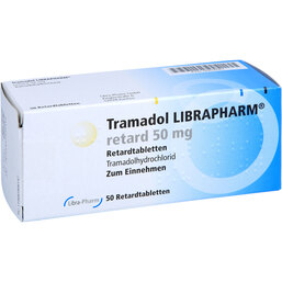 Abbildung: Tramadol Librapharm retard 50 mg Tabletten 50 St, Retard-Tabletten PZN 06818061