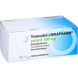 Abbildung: Tramadol Librapharm retard 100 mg Tabletten 100 St, Retard-Tabletten PZN 06818115