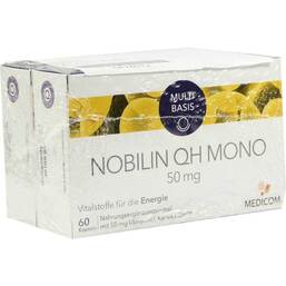 Abbildung: Nobilin QH Mono 50 mg Kapseln Kapseln, 2X60 St PZN 06818612