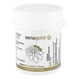 Abbildung: Biochemie Senagold 3 Ferrum phosphoricum D 12 Tabletten 400 St, Tabletten PZN 06827404 