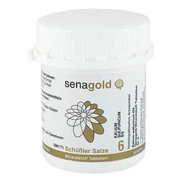 Abbildung: Biochemie Senagold 6 Kalium sulfuricum D 6 Tabletten 400 St, Tabletten PZN 06827433