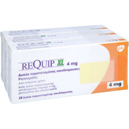 Abbildung: Requip-Modutab 4 mg Retardtabletten 84 St, Retard-Tabletten PZN 06829432