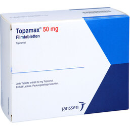 Abbildung: Topamax 50 mg Filmtabletten 200 St, Filmtabletten PZN 06833988