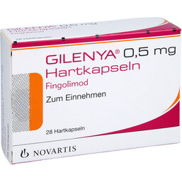 Abbildung: Gilenya 0,5 mg Hartkapseln 28 St, Hartkapseln PZN 06839695