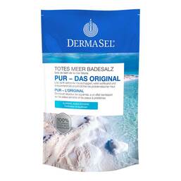 Abbildung: Dermasel Totes Meer Badesalz Pur 1500 g, Salz PZN 06867119