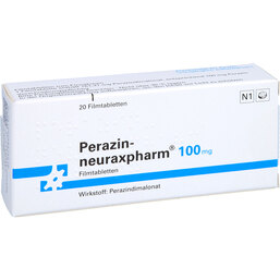 Abbildung: Perazin neuraxpharm 100 mg Filmtabletten 20 St, Filmtabletten PZN 06867421